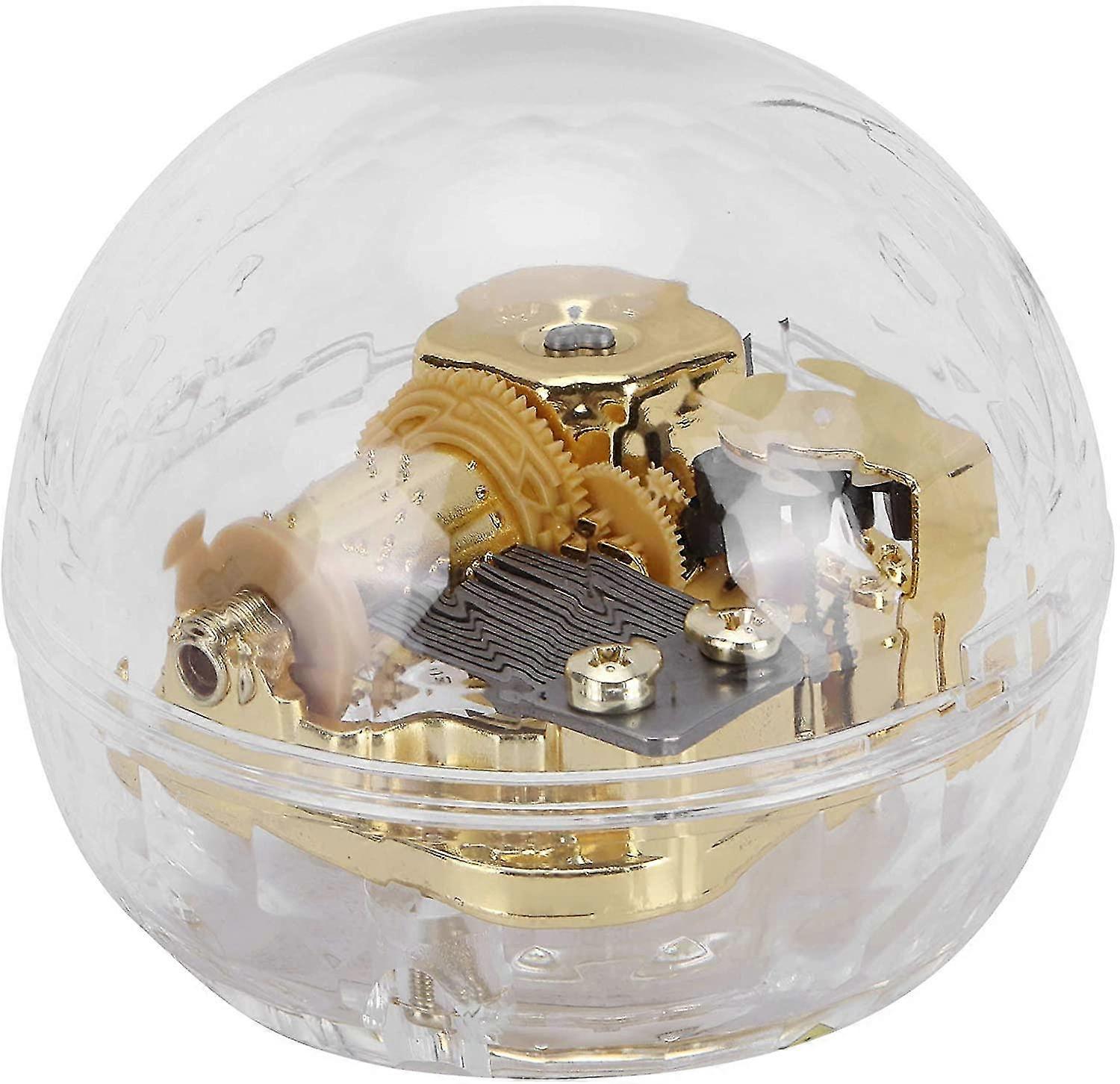 Acrylic Clockwork Music Box