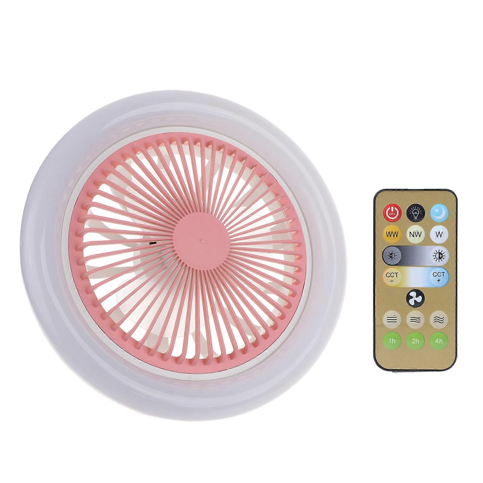 E27 2in1 Timer Ceiling Fan with Lights Dimming 3 Gear Wind Speed Fan light