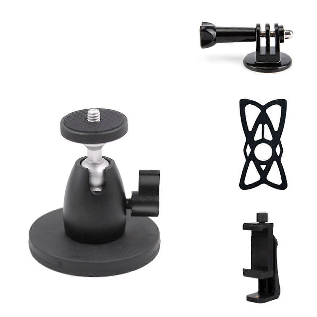 Action Camera Magnet Base Holder 360 Rotatable Mount Stand Adjustable Tripod