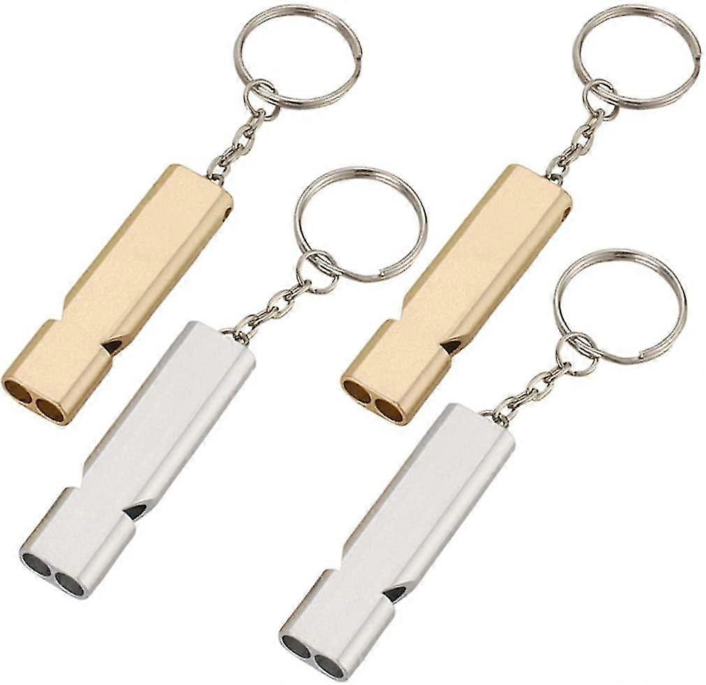 4-piece Emergency Whistle, Suitable For Outdoor Camping