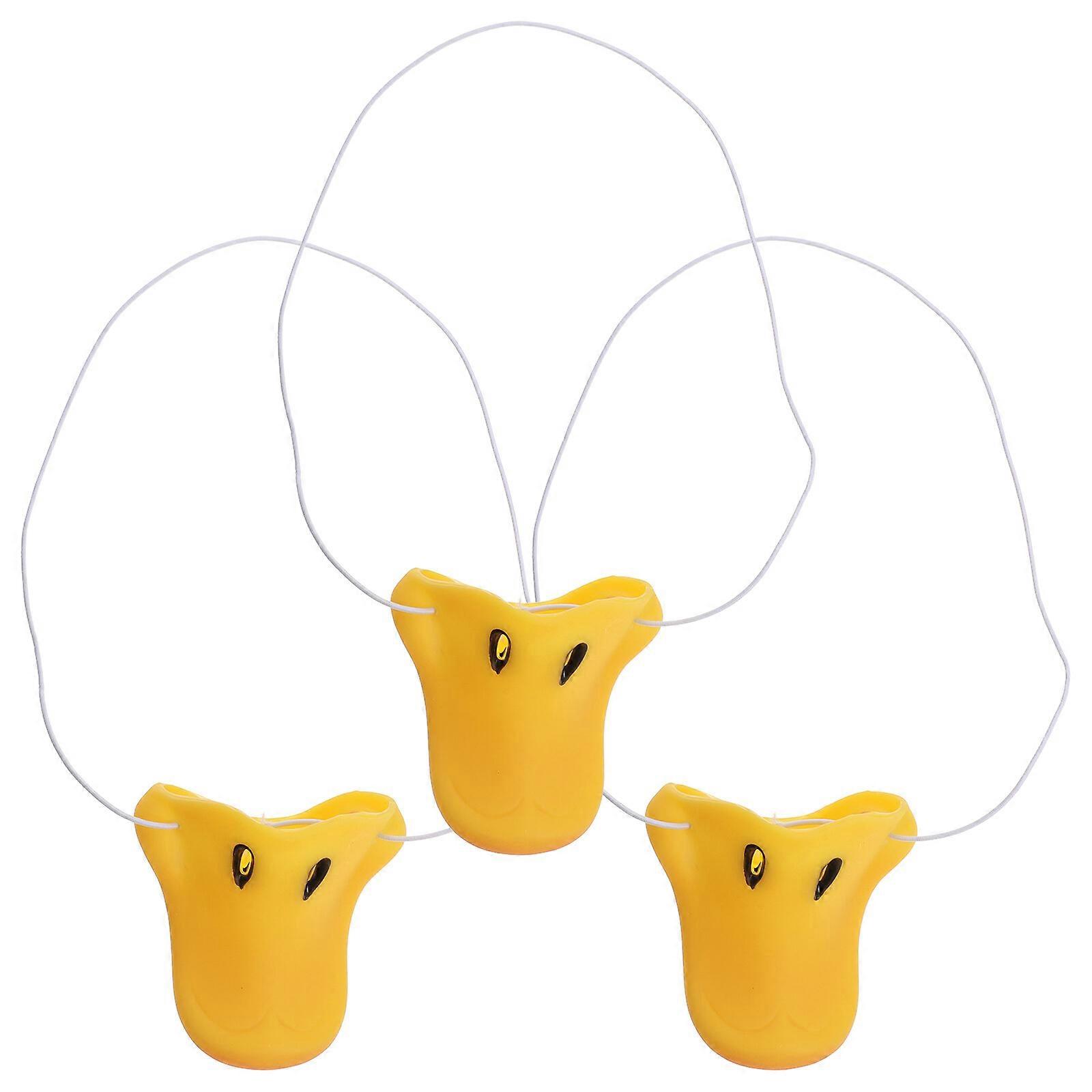 3Pcs Simulation Party Duck Noses Lovely Animal Costume Props Masquerade Duck Noses