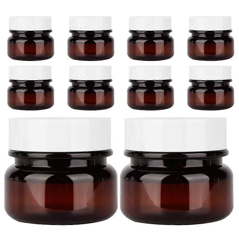 16pcs Small Containers Cosmetic Sample Jars Empty Cream Jars Travel Cosmetic Jars(30g)