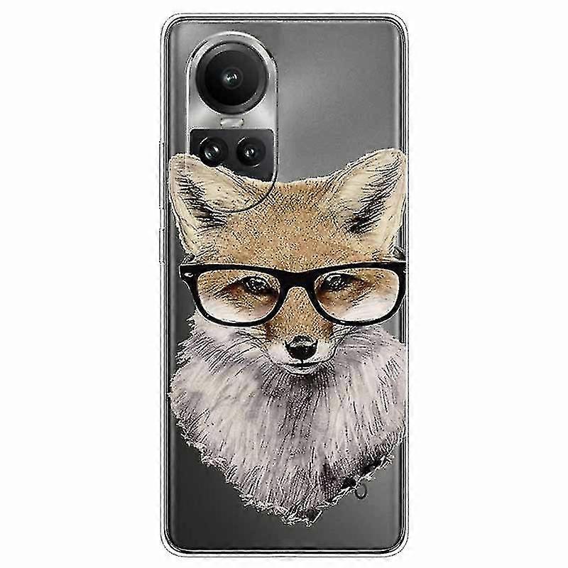For Oppo Reno10 / Reno 10 Pro Global Case 6.7'' Clear Tpu Soft Cute Silicone Transparent Coques For Oppo Reno 10 5g Phone Cover Wanke