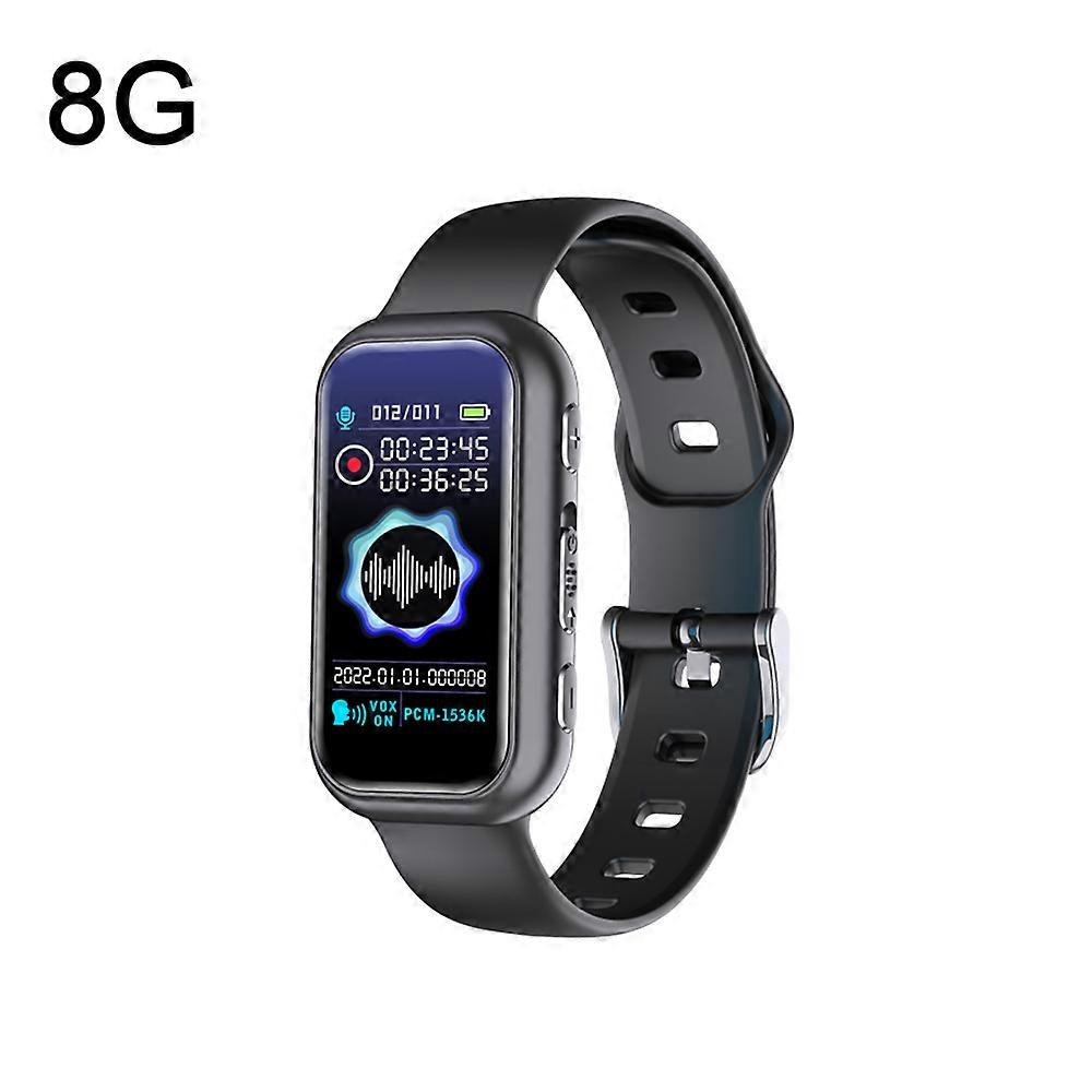 Digital Voice Recorder 8-64GB Recording Bracelet Noise Reduction HIFI MP3 Player Sound Activation Recording Pen for Business