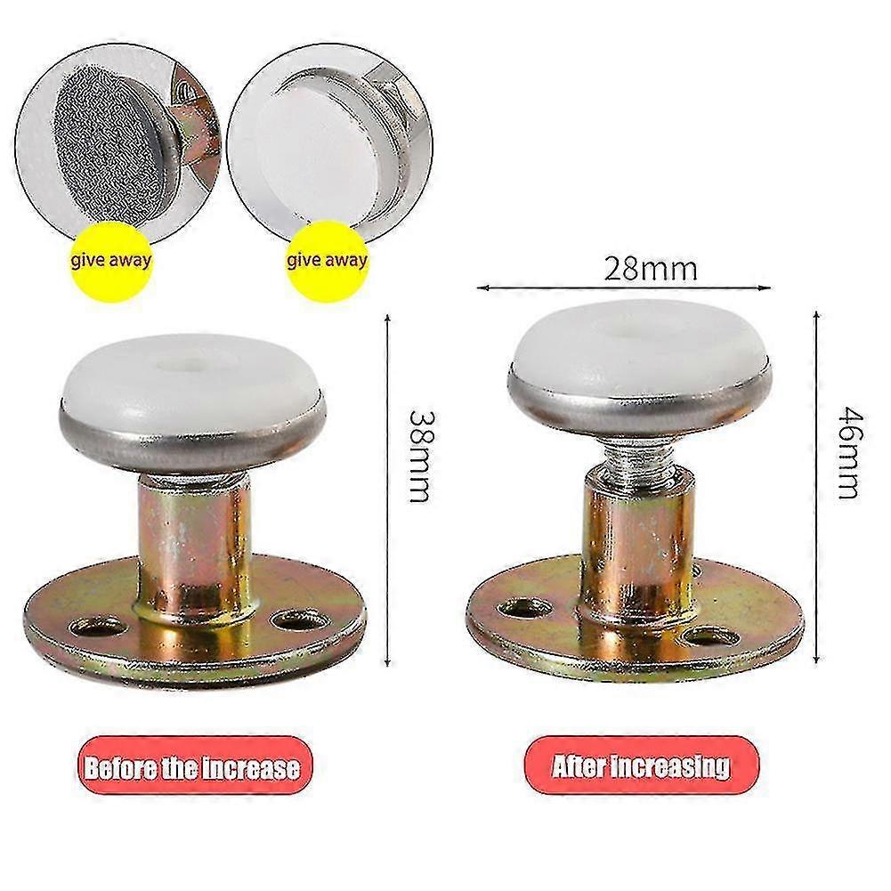 Threaded Bed Frame Adjustable Anti-shake Tool Telescopic Support For Home Room Wall