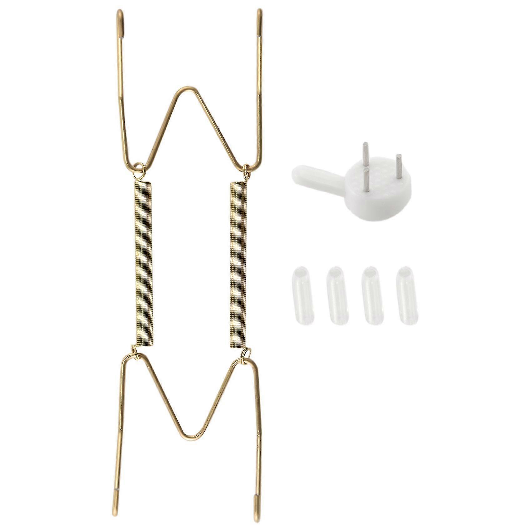 10 κρεμάστρες πλάκας συσκευασίας, κρεμάστρες τοίχου 6 ιντσών και 10 άγκιστρα τοίχων πακέτων, διακοσμητική πλάκα 5 έως 7 ιντσών