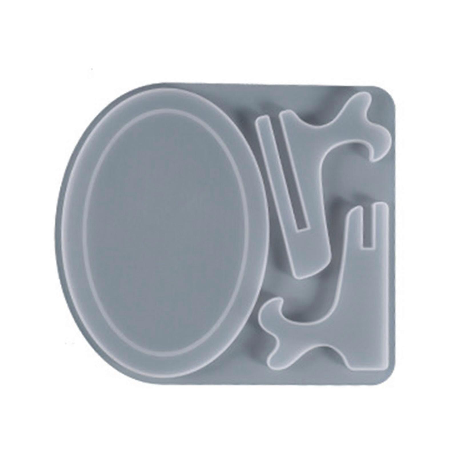 Photo Frame Epoxy Resin Mold with Display Stand Mold Rectangle Oval Irregular