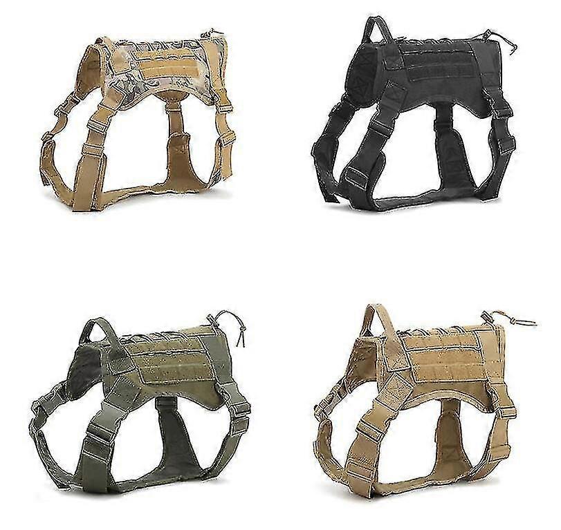 Tactical Dog Strap With Handle Pull-free Large Military Dog Vest