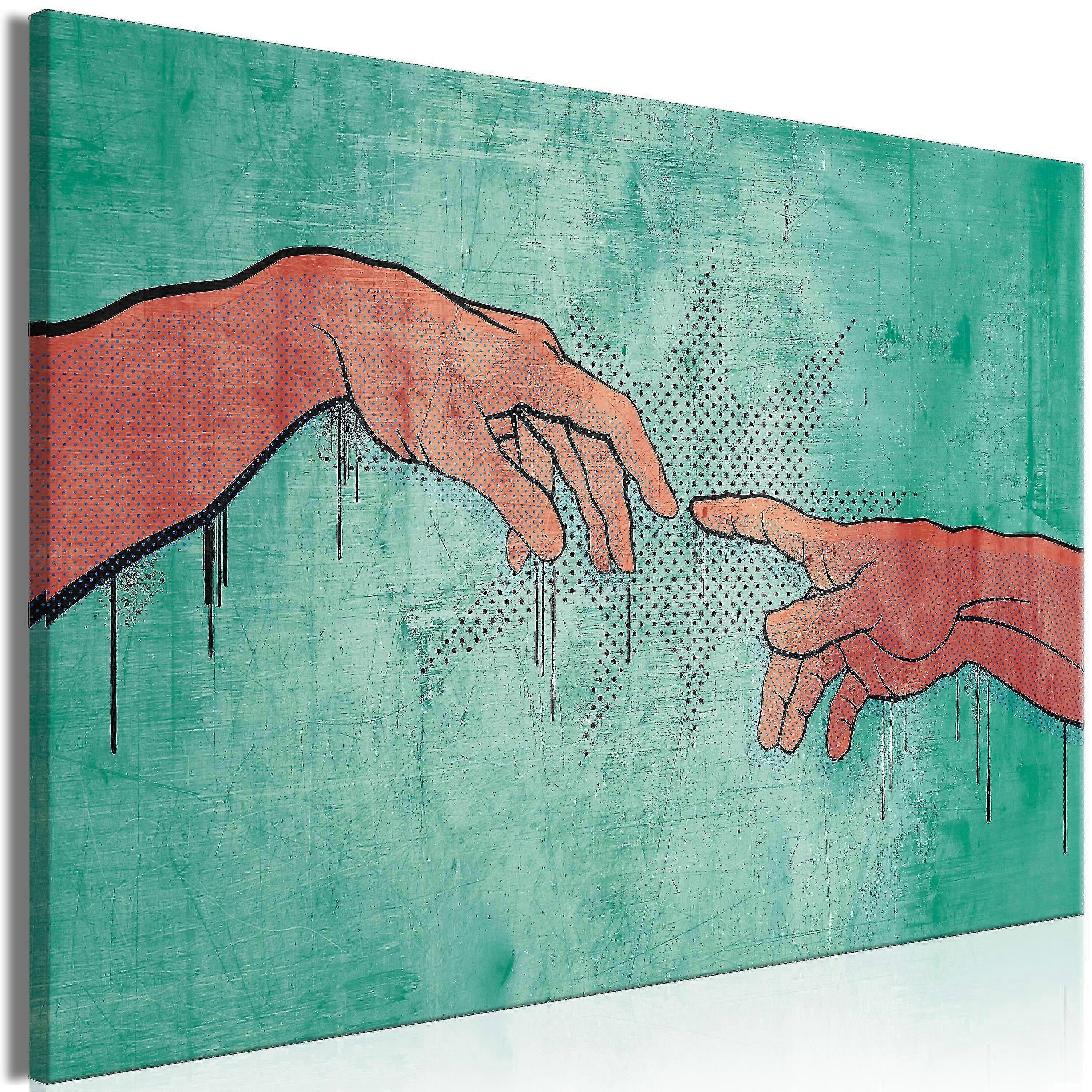 Canvas Print - Electrifying Touch (1 Part) Wide