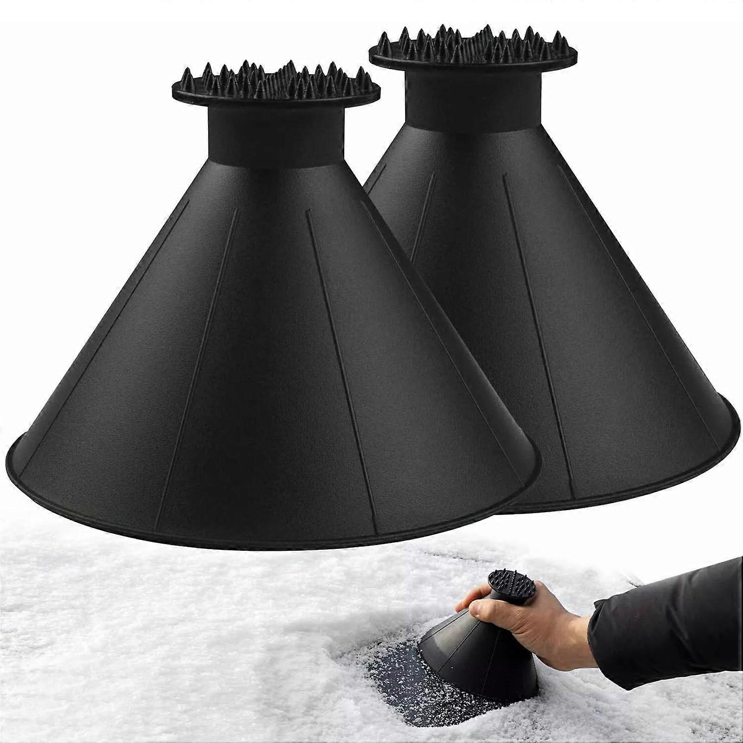 2 Snow Blowers With Horn [Black]