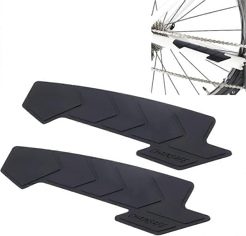 Silicone Bicycle Down Tube Frame Protectors Bicycle Frame Guard Protect Bike from Collision and Scratch Arrow Black 220x58x2mm