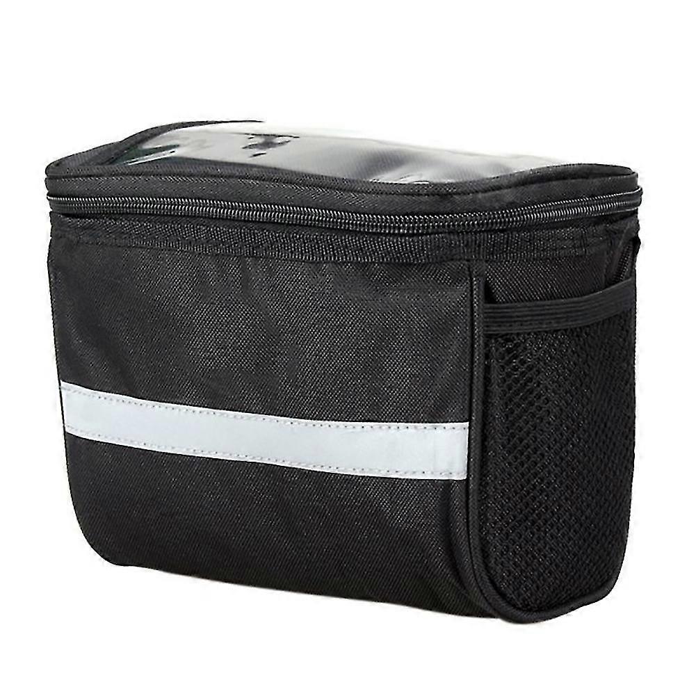 Large Capacity Waterproof Bicycle Front Handlebar Storage Bag Cycling Pouch