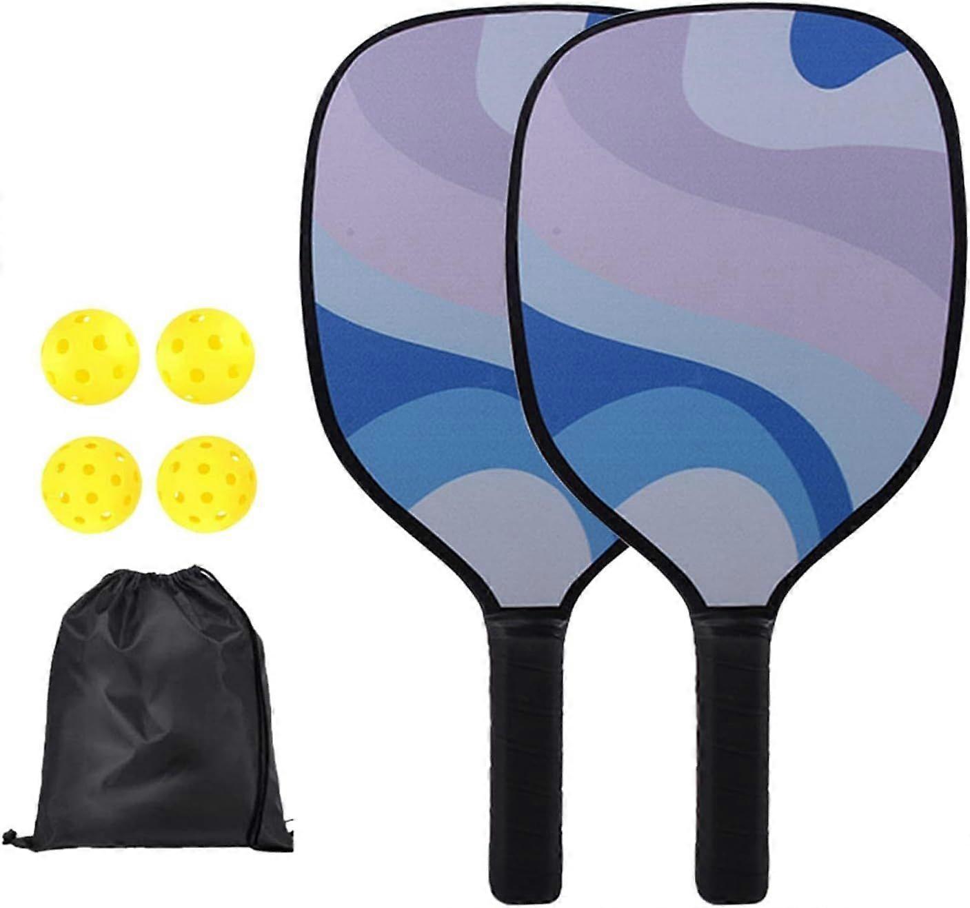 Professional Set of 2 Racquets 4 Balls and Bag for Adults Kids Indoor and Outdoor Tournament