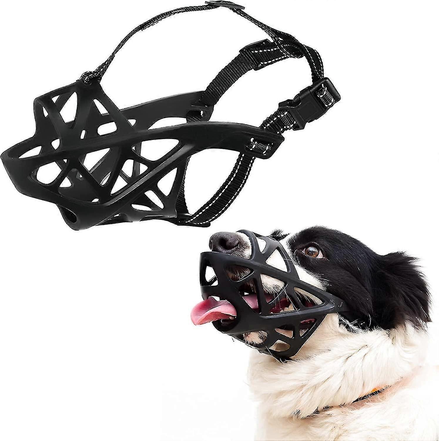 Dog Muzzle, Basket Muzzles Drinkable Breathable Cage Muzzle For Small Medium Large Dogs To Prevent Biting