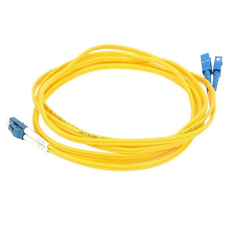 Fiber Optic Cable Jumper Cable LC/UPC TO SC/UPC Single Mode Dual Core for Fiber Optic Communication