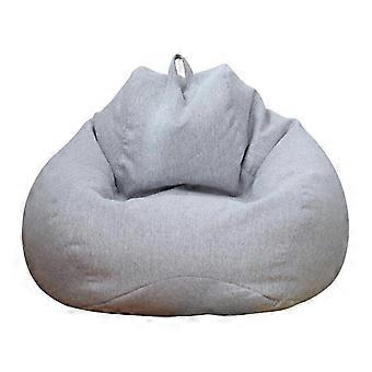 Bean Bag Cover Solid Color Dust-proof Easy to Care Giant...