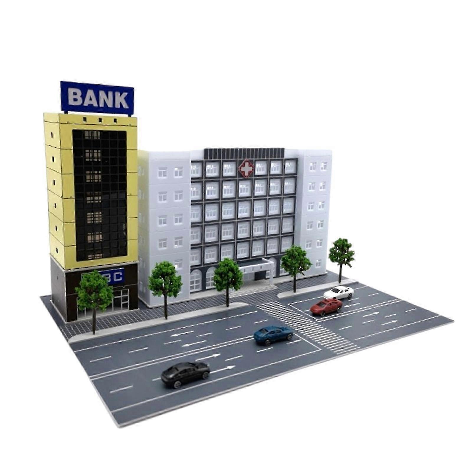 Outland Modellen Spoorweg Landschap Modern Groot Winkelcentrum Gebouw N Schaal Wc