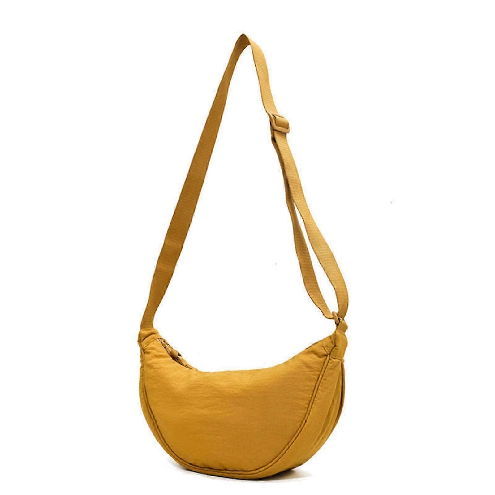 Crescent Bag for Women Men Small Sling Crossbody Bag with Half Moon Shape