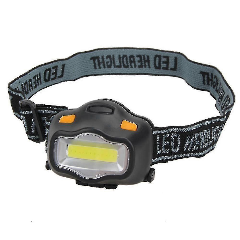 Waterproof Cob Led Flashlight, Outdoors Headlight Headlamp(Black)