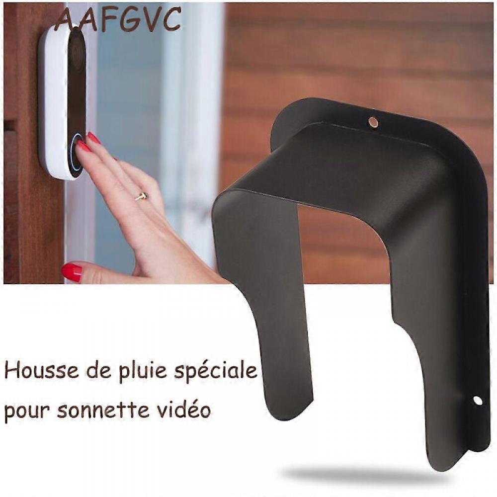 Protection and fixing for intercom, Versailles waterproof metal cover for video camera, protects the device from the sun and raindrops, suitable for