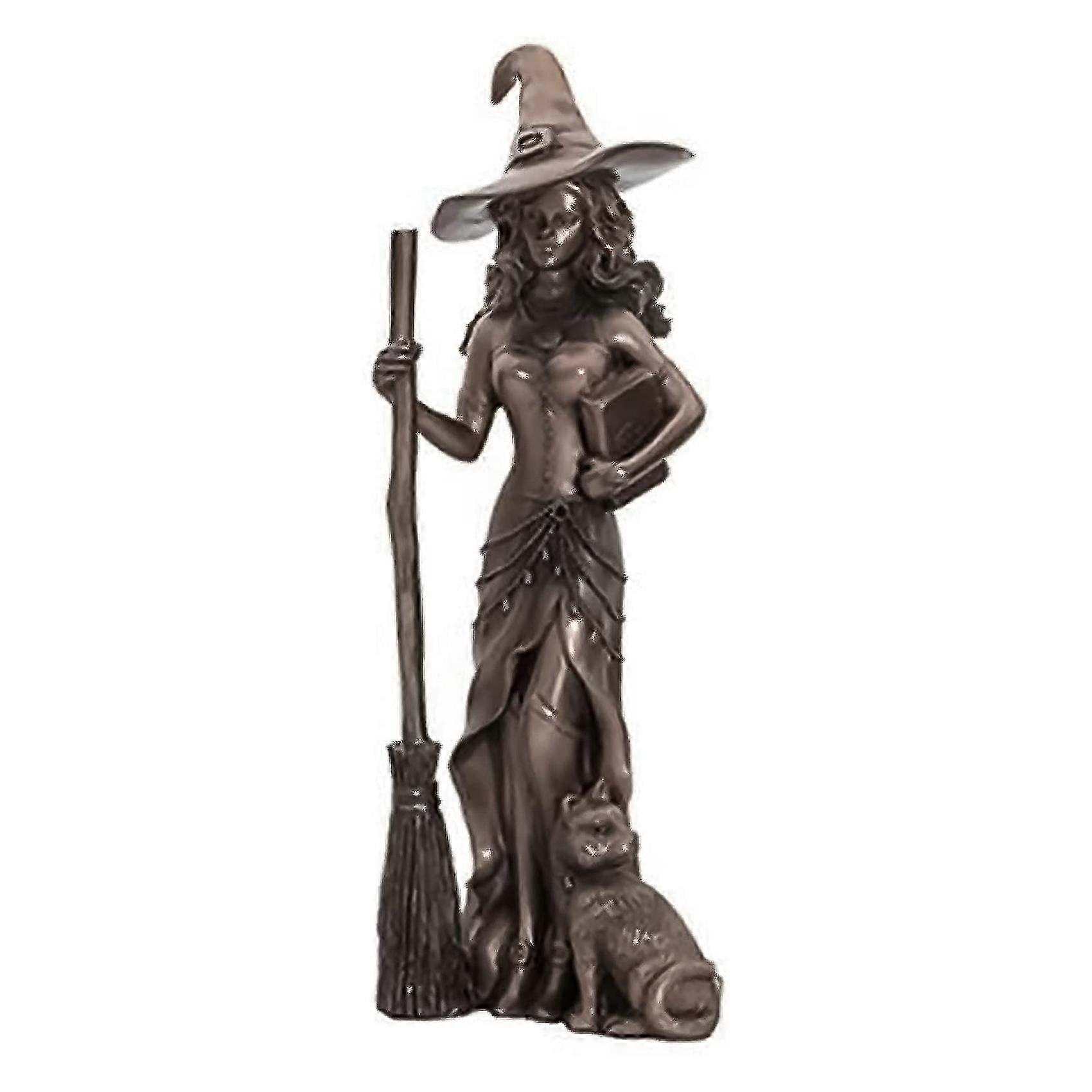 Figúrka čarodejnice Retro Vynikajúca živica Očarujúca miniatúrna socha Umelecká socha na Halloween a domov