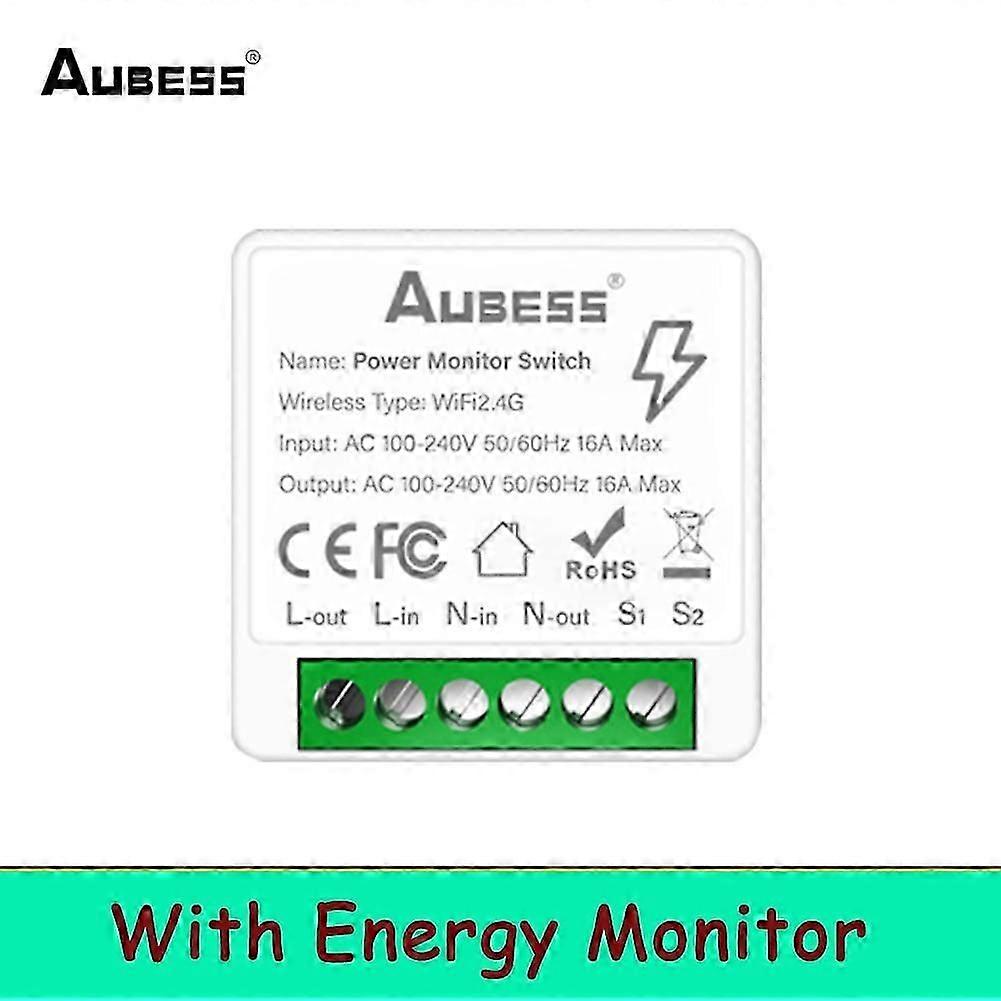 Tuya Wifi Mini Smart Switch 16A 2-Way DIY Switches SmartLife App Timer