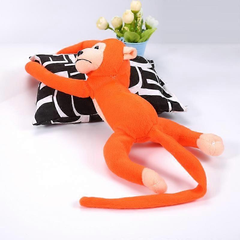 60CM Long Arm Monkey Plush Toy Anti-collision Banana Monkey Curtain Strap