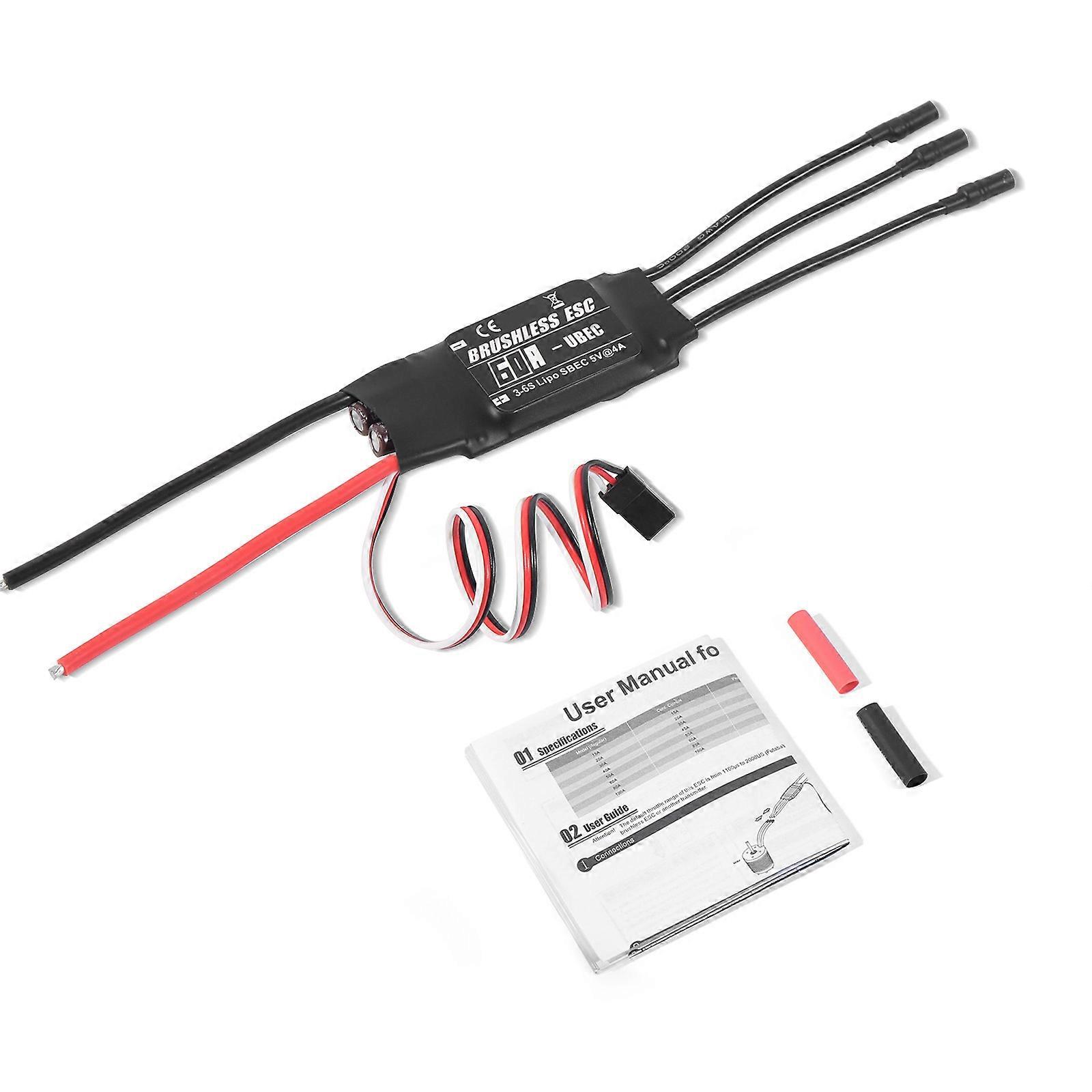 Güvenilir Fırçasız Elektronik Hız Kontrol Cihazı Fırçasız Çoklu Koruma Desteği Helikopterler & Uçaklar için