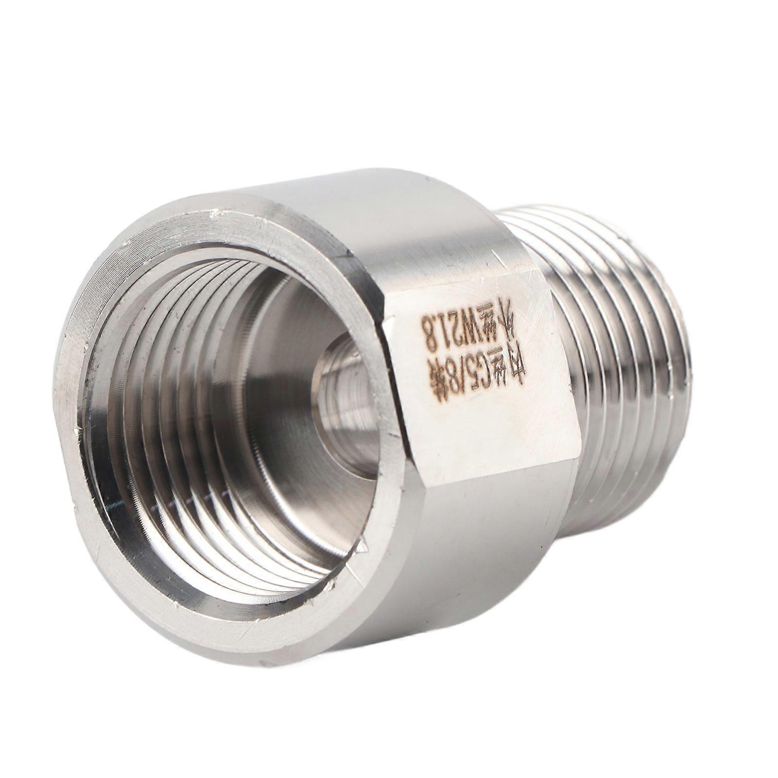 Cylinder Adapter Connector Converter for Standard CO2 Regulator, Compatible with Aquarium Systems and 5/8 Inch Threads