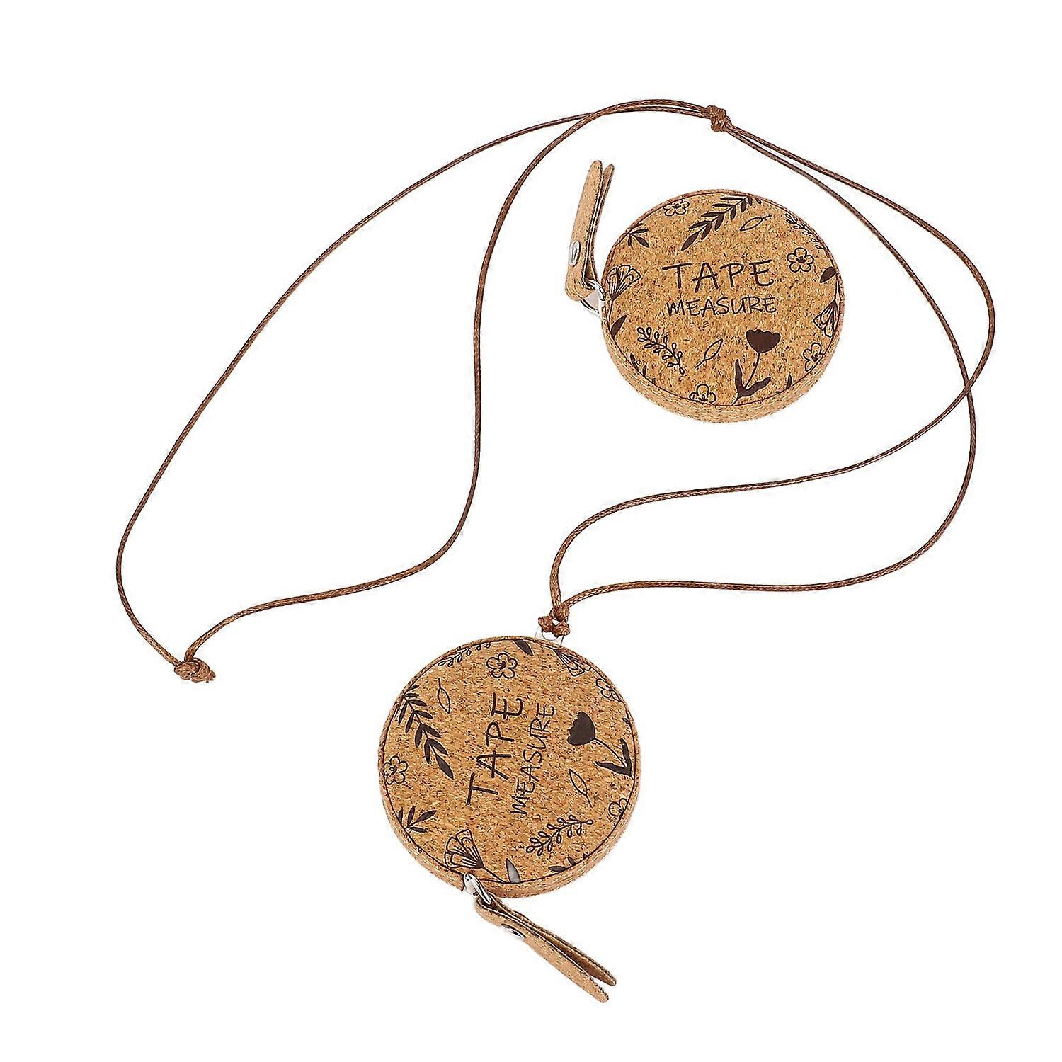 2 Pcs Soft Tape Measure 1.5m 60 Inch Retractable Measuring Tape for Sewing Body Measurement Garment