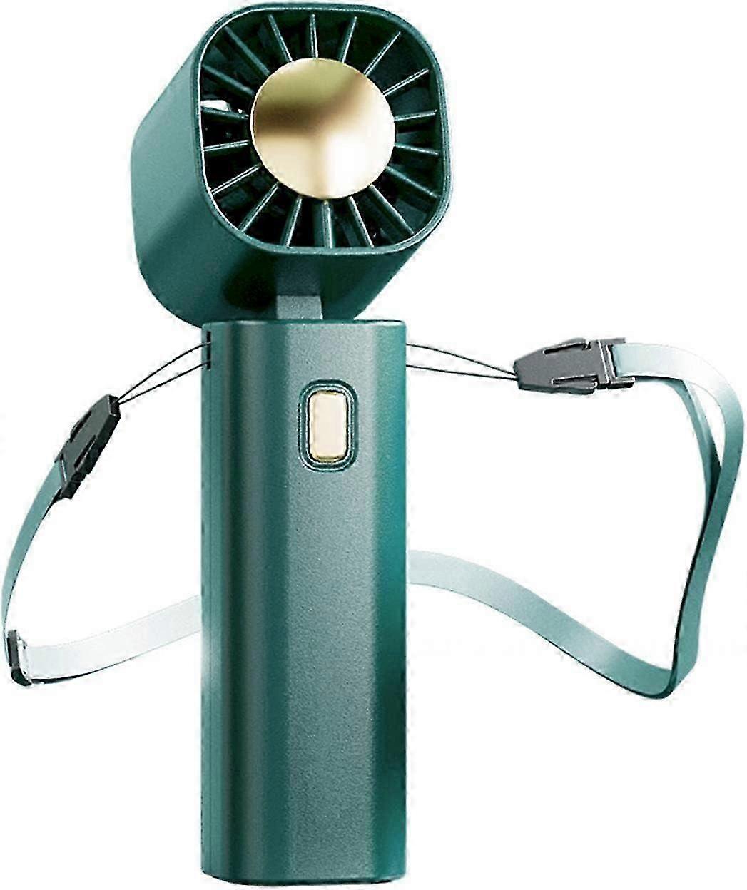 USB Fan Rechargeable Mini Desk Fan 3-6 Hours Use Quiet Portable Folding Fan 3 Speeds Office Travel