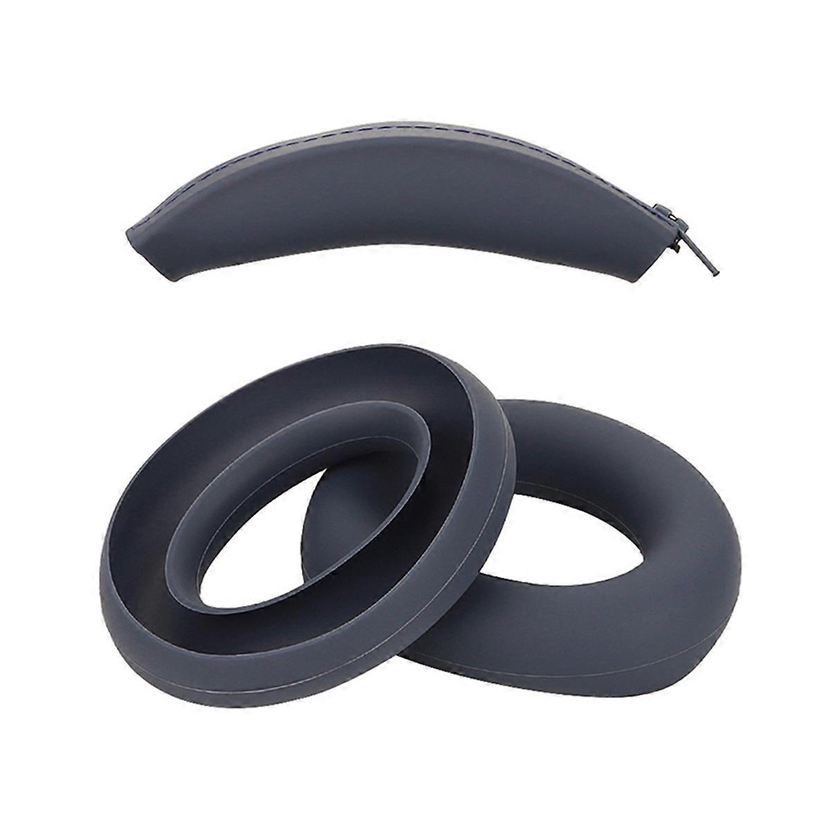 Ear Pads for Space Q45/Life Q30 Q35 Headphone Silicone Protective Case Earmuff Headband Repair Parts B