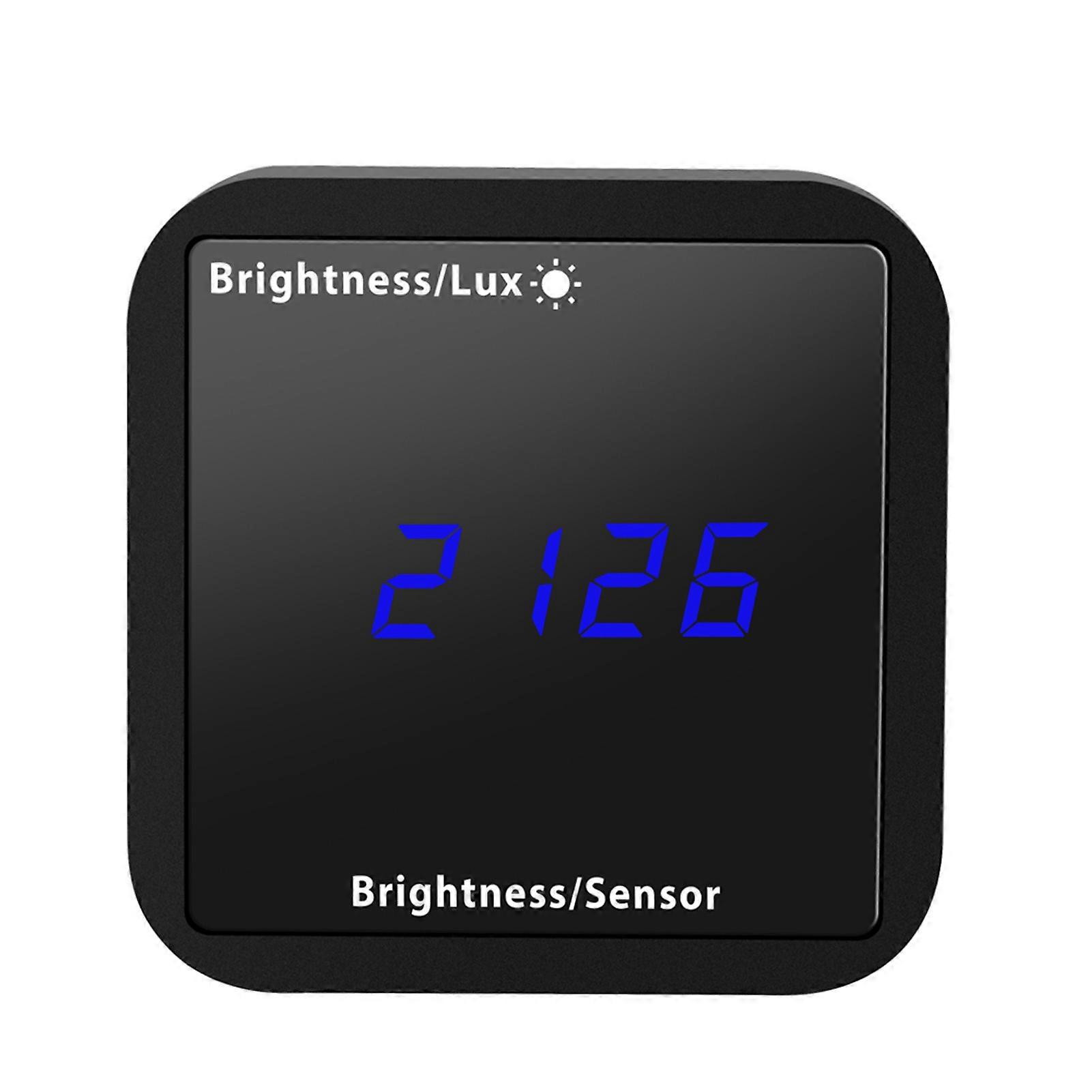 Tuya ZigBee Intelligent Light Detector Temperature & Humidity Sensor LED Display Support APP Control Linkage Compatible with Alexa Home