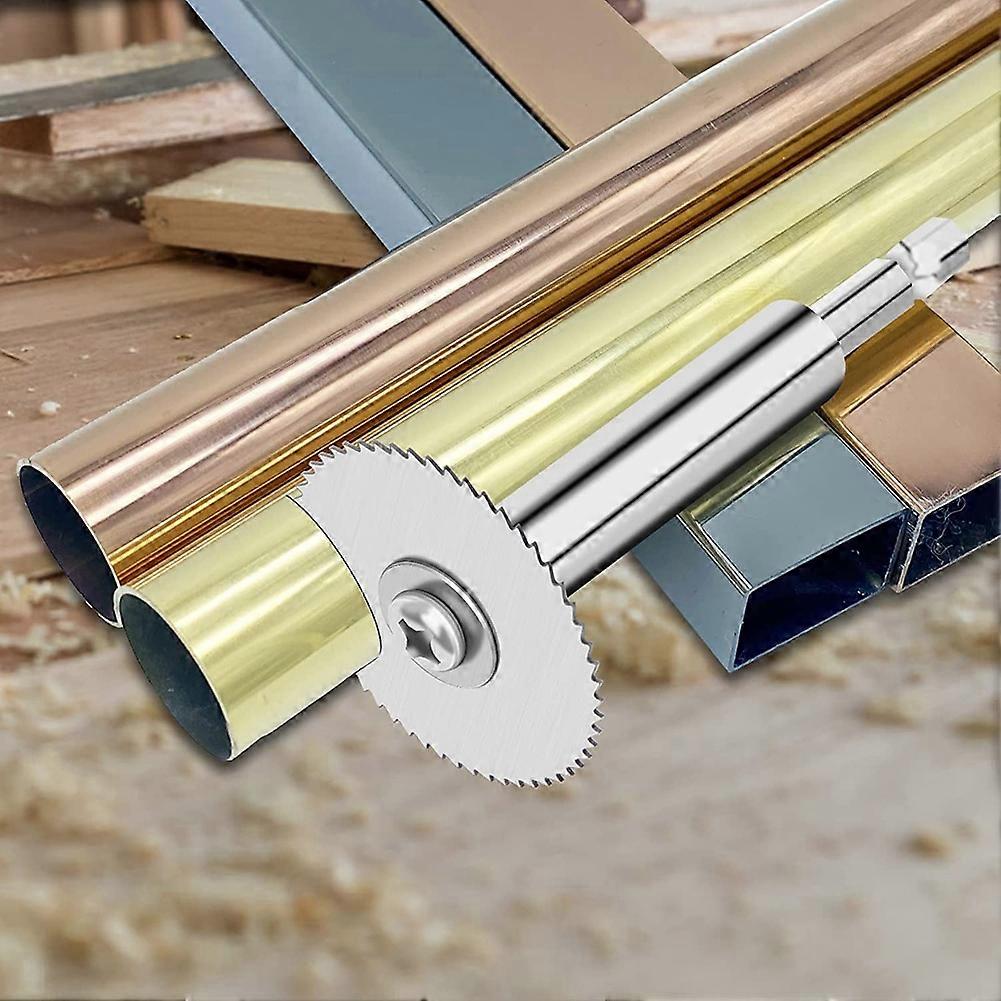 PVC Pipe Inside Cutter, with 4Pcs Saw ,Plastic Pipe Cutter with 1/4 Inch Hexagonal Rod