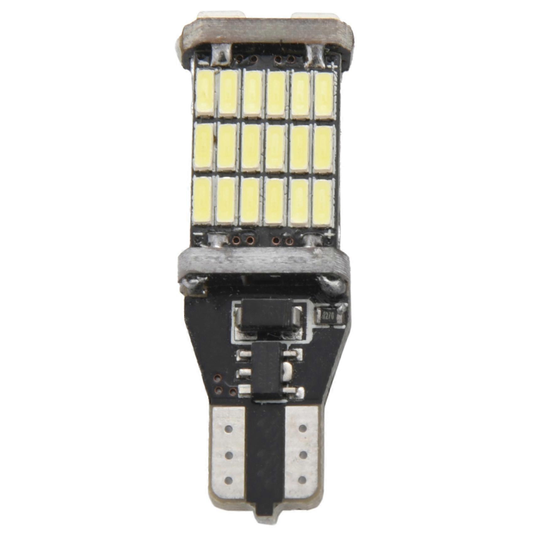 2Pcs T15 W16W Led Backup Light Bulb 920 921 912 Error Free 4014 45Smd Highlighting Brake Light Bulb
