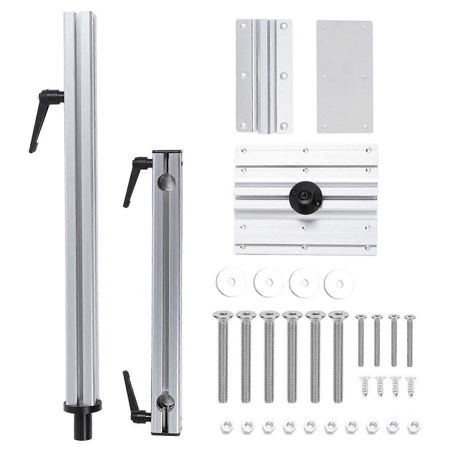 Removable Table Leg Aluminum Alloy White 360 Degree Rotation Detachable Telescopic Table Leg for Yachts RV Motorhome