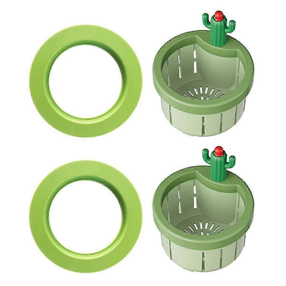 Cactus Kitchen Sink Drain Strainer,Cactus Sink Strainer, Multi-Functional Cactus Sink Draining Bask