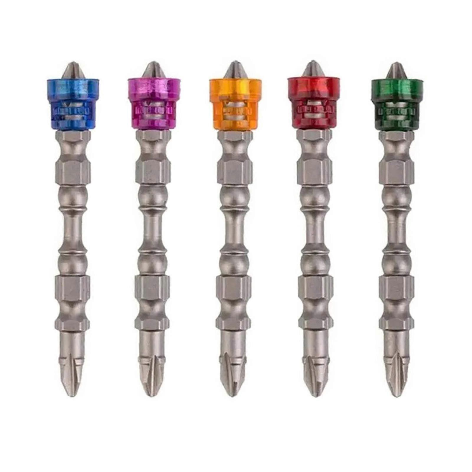 65mm Screwdriver Bits Screwdriver Drill Bit 1/4Inch Electric Drill Tool Attachment Double Head Magnetic Bit