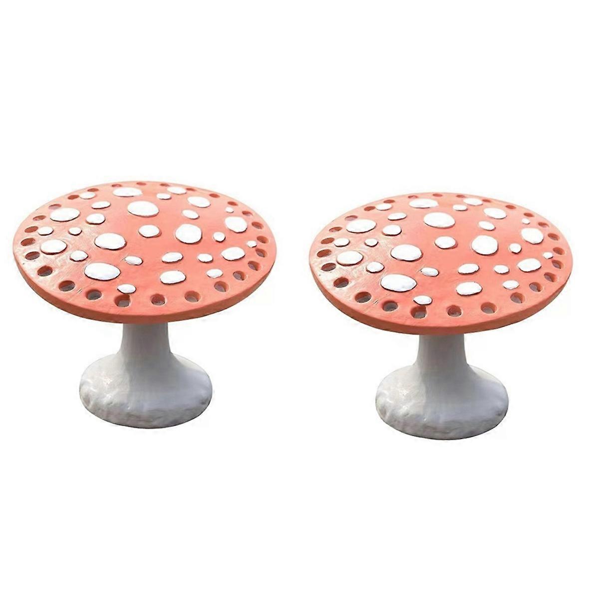 Mushroom Earring Stand Jewelry Storage Rack Display Stand Pink