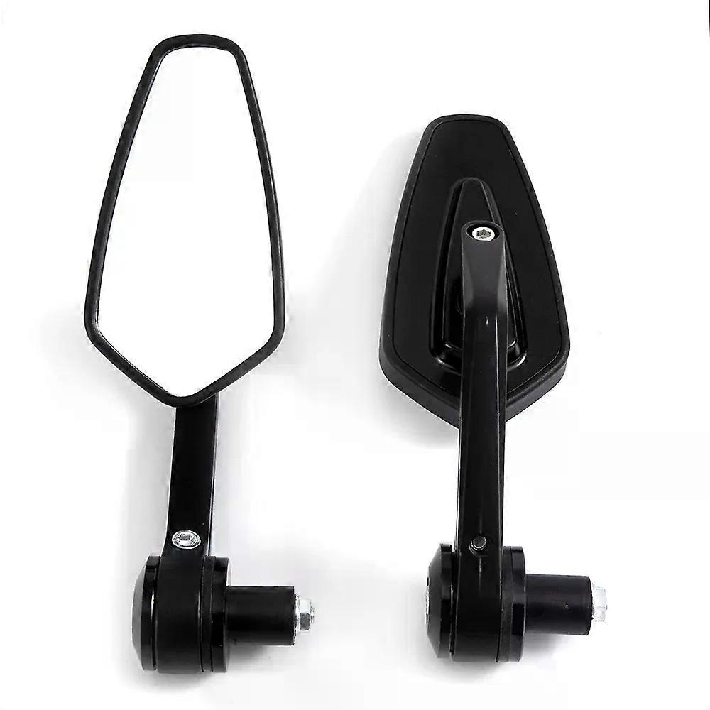 con 1 Pair 7/8" 22mm Motorcycle Handlebar End Mirror Rearview Mirror Accessories Reversing Reflective Back-view Motorbike Mirrors
