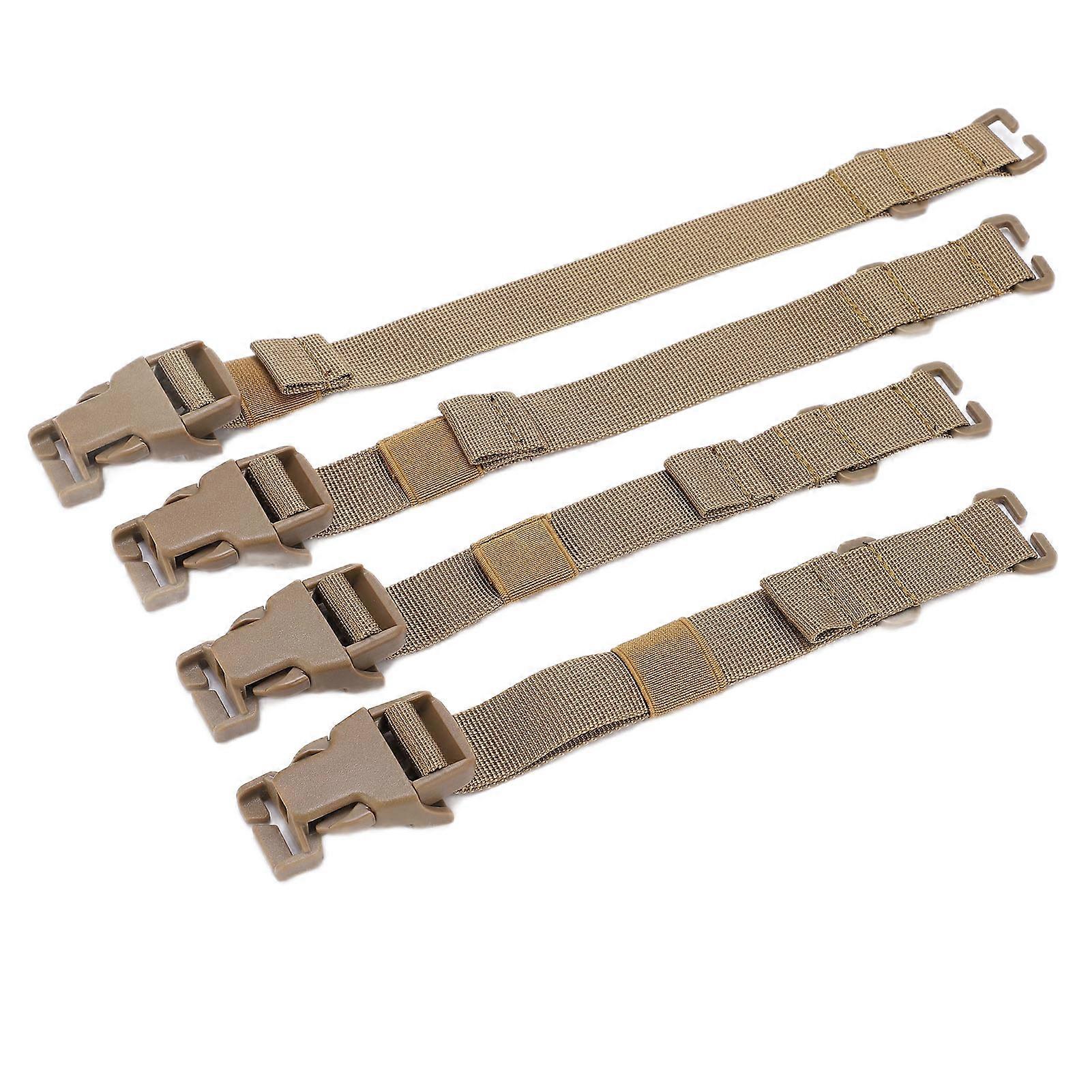 4 Pcs Travel Luggage Strap Adjustable Durable Multi Function Buckle for Outdoor Activities