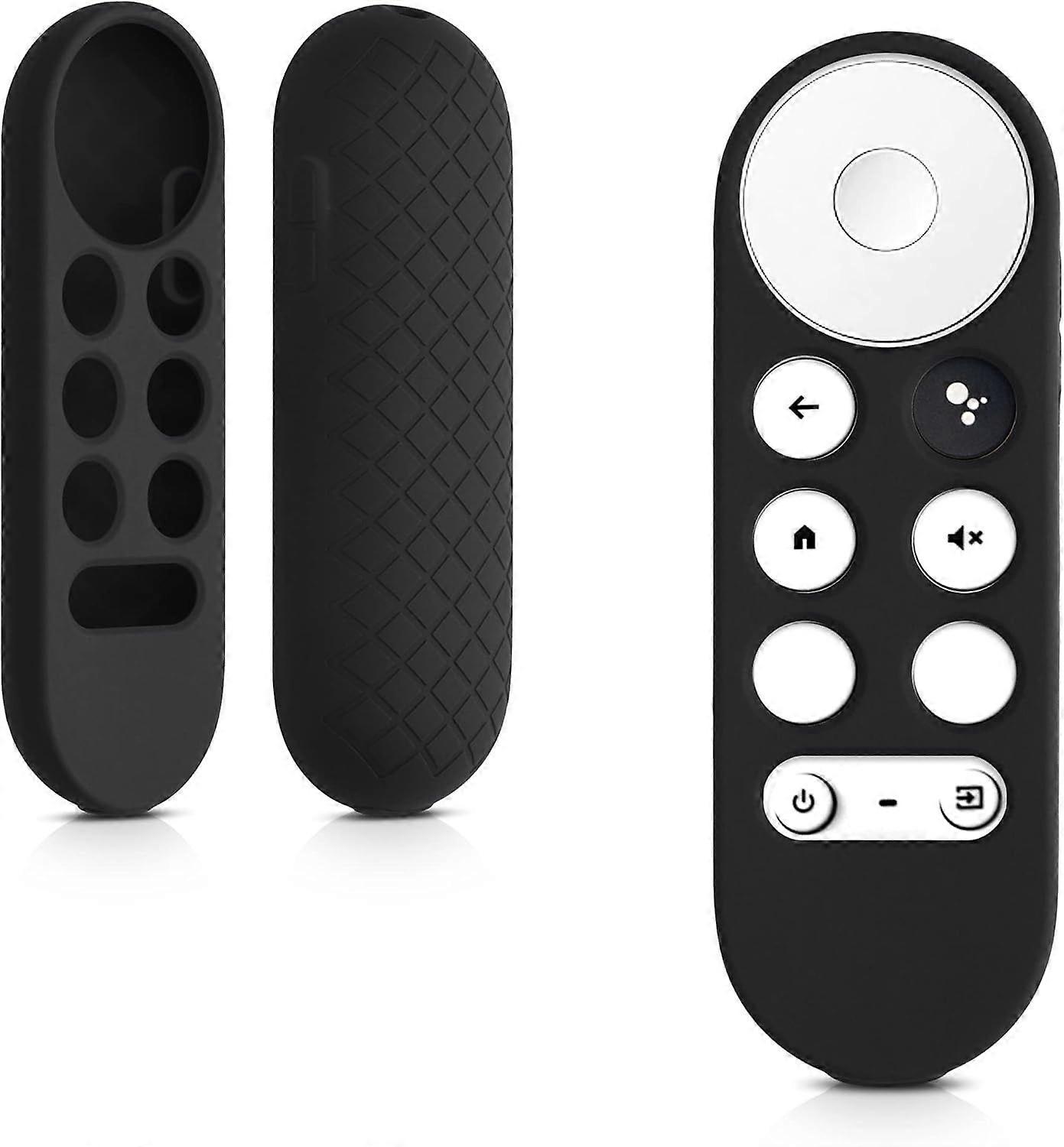 Black - Case Compatible with Google Chromecast 2020 4K / Chromecast 2023 HD Case - Silicone TV Remote Cover