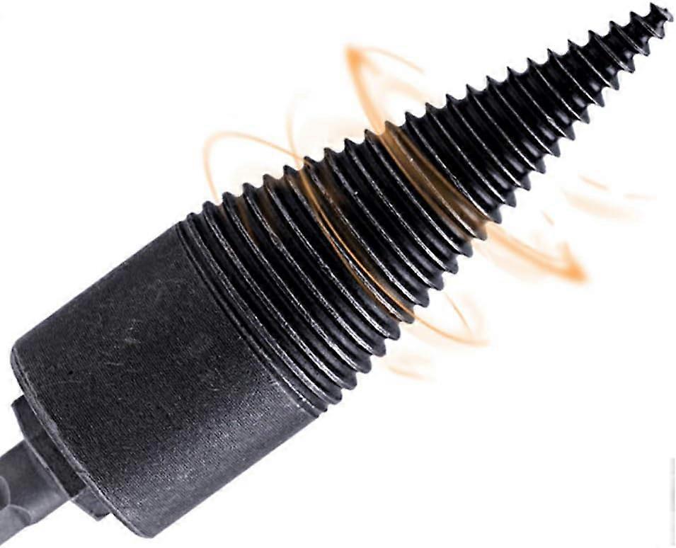 Firewood Drill Bit Wood Splitter-Hexagon Shank Log Crusher Reamer Electric Drill Woodworking Tools 32 mm