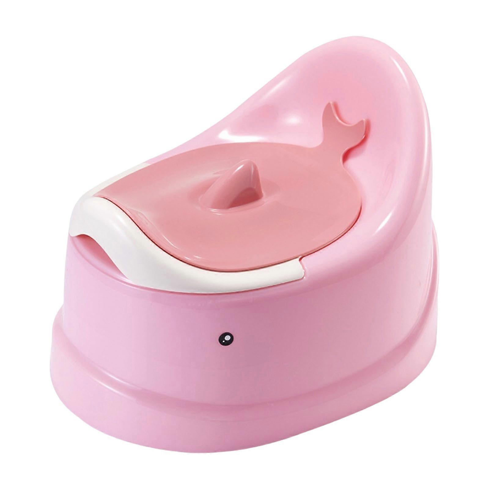 Baby Potty Chair Sitting Stool Toddler Toilet Seat with Secure and Stable Design Detachable for Home and Travel Pink