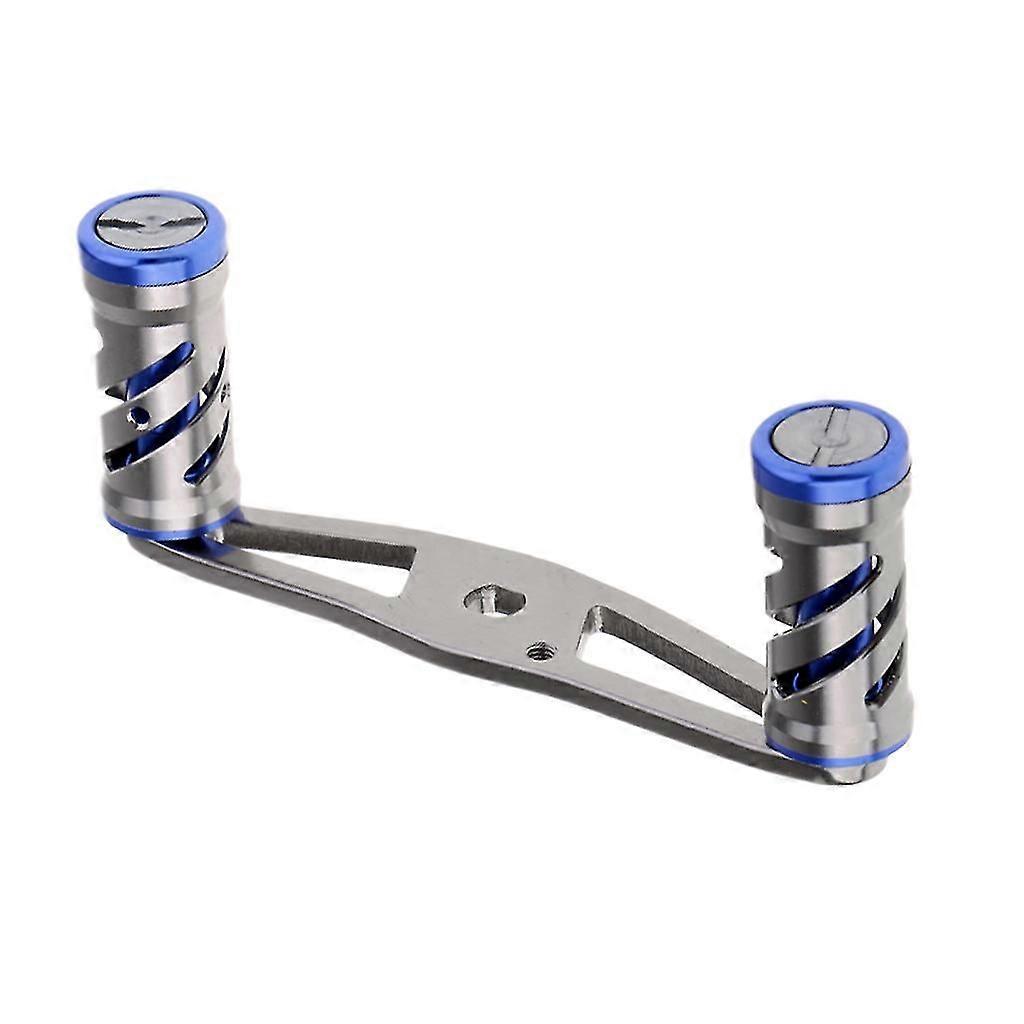Aluminum Alloy Fishing Baitcasting Reel Handle Rocker Arm Replacement Blue