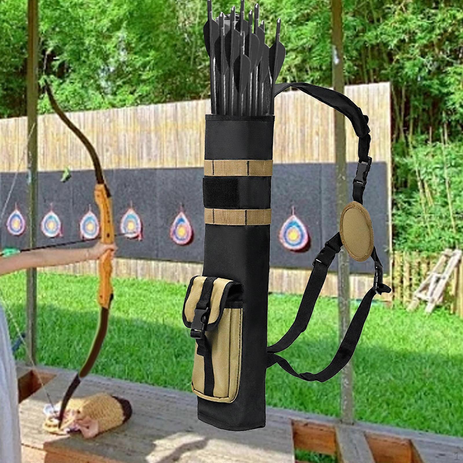 Quiver Bag Archery Storage Adjustable Comfortable Practical Arrow Back for Men Women