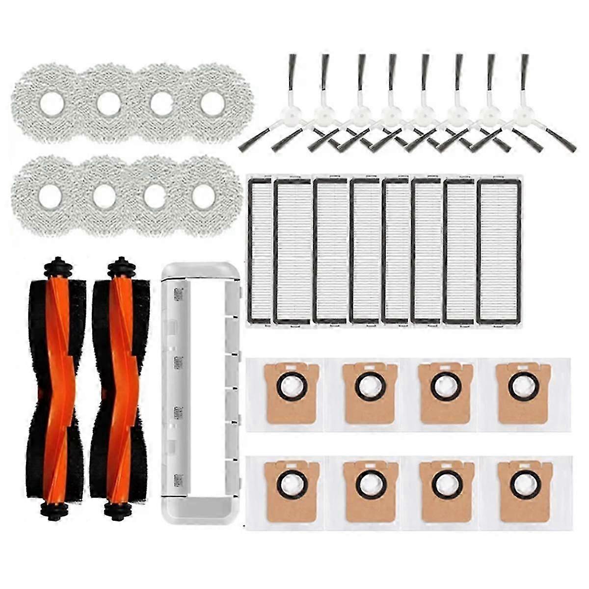 Für Roboterstaubsauger X20+, X10+ / X20 Plus, X10 Plus Staubsauger Hauptseitenbürste Hepa Filter Mopp Pad