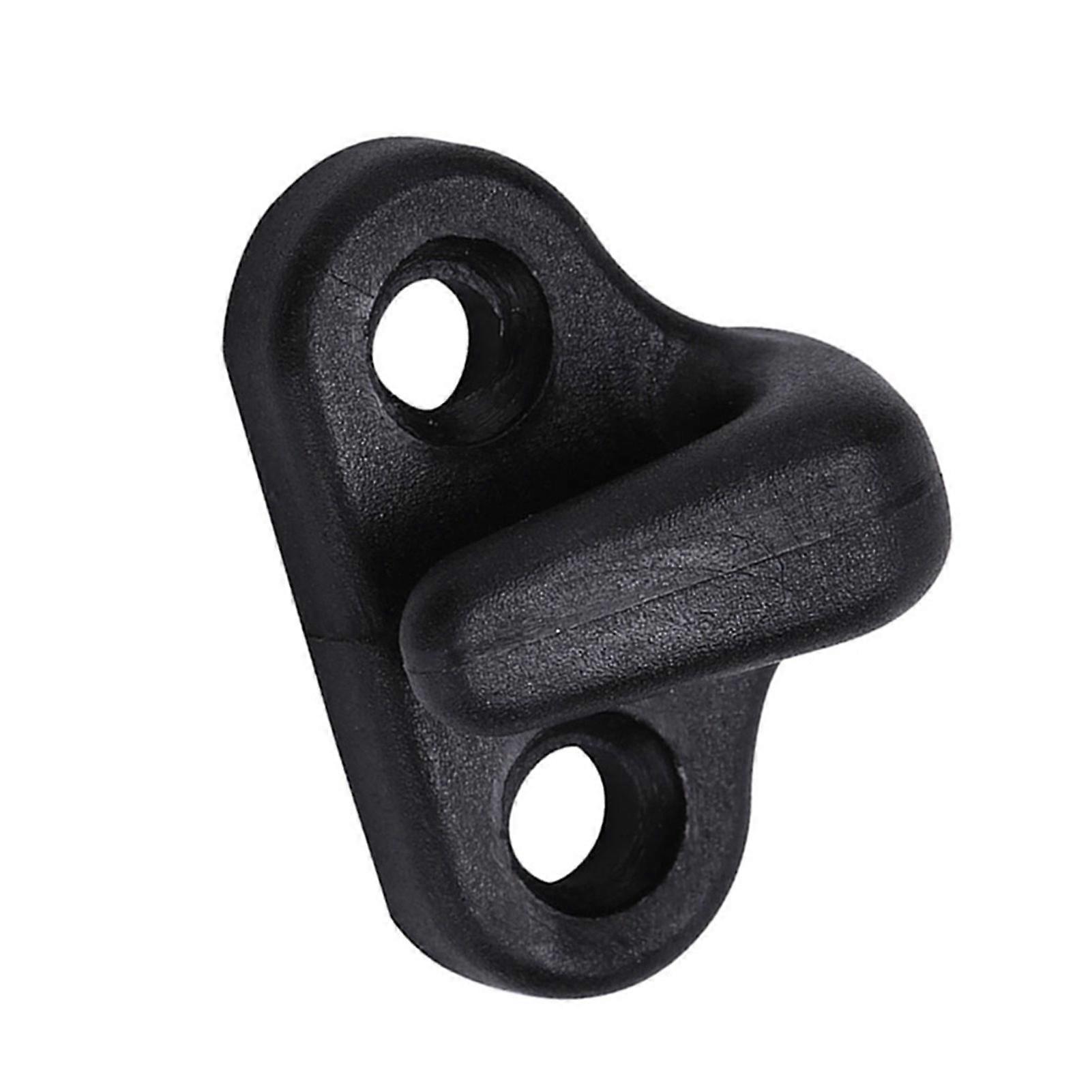 Nylon Kayak Lashing J Shape Hooks Replacement Black With Flat head Screws