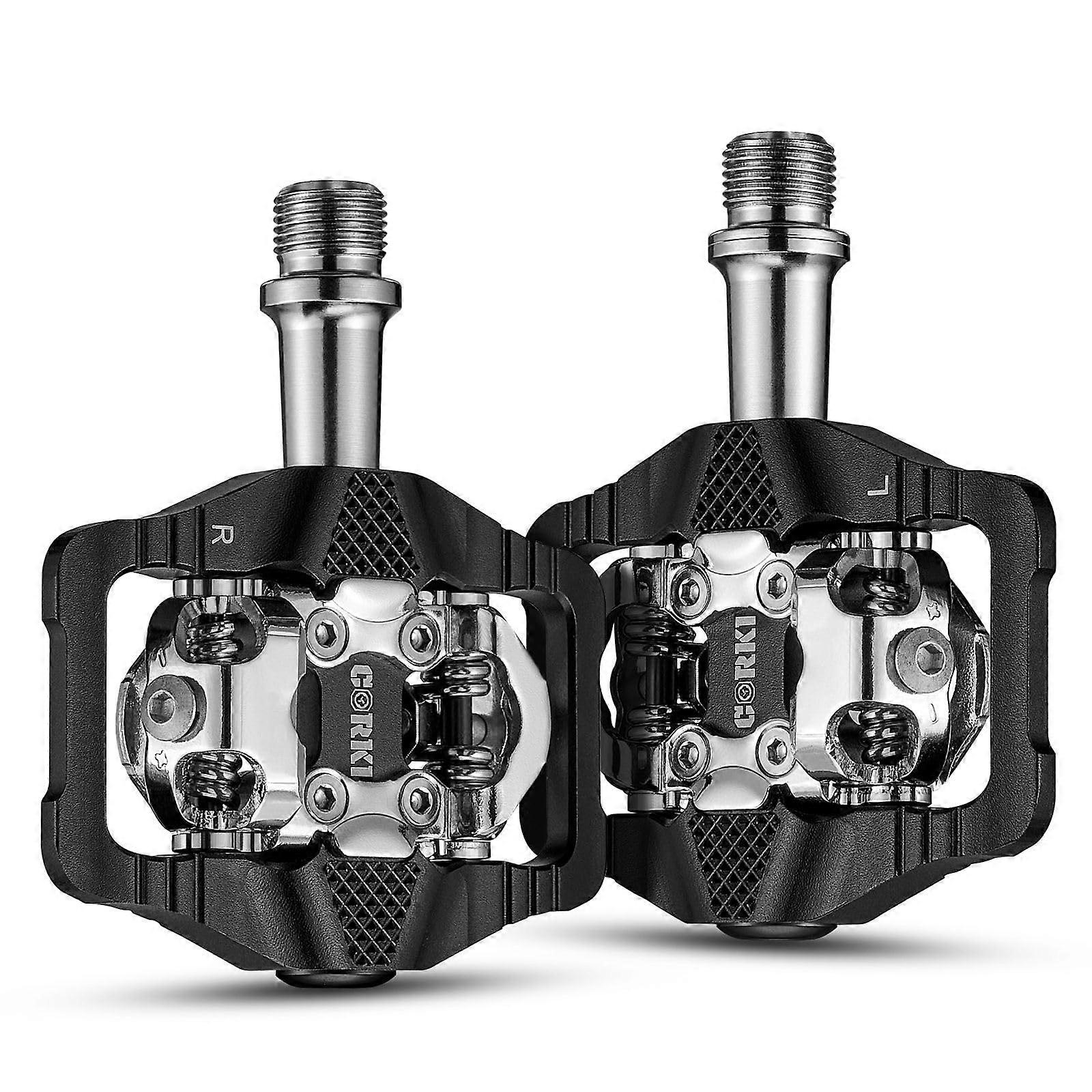 Cycles MTB SPD Clipless Pedals Bike Dual Sided Pedals Compatible with Shimano SPD Cleats
