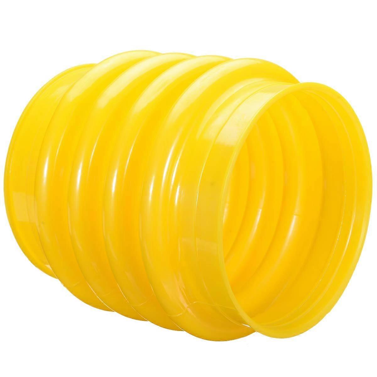 Polyurethane Jumping Jack Bellows Boot 17.5cm Yellow Compatible With Wacker Rammer Compactor Tamper Tools Accessories